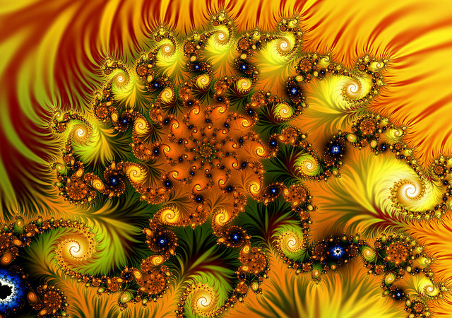 spiral fractal wallpaper 